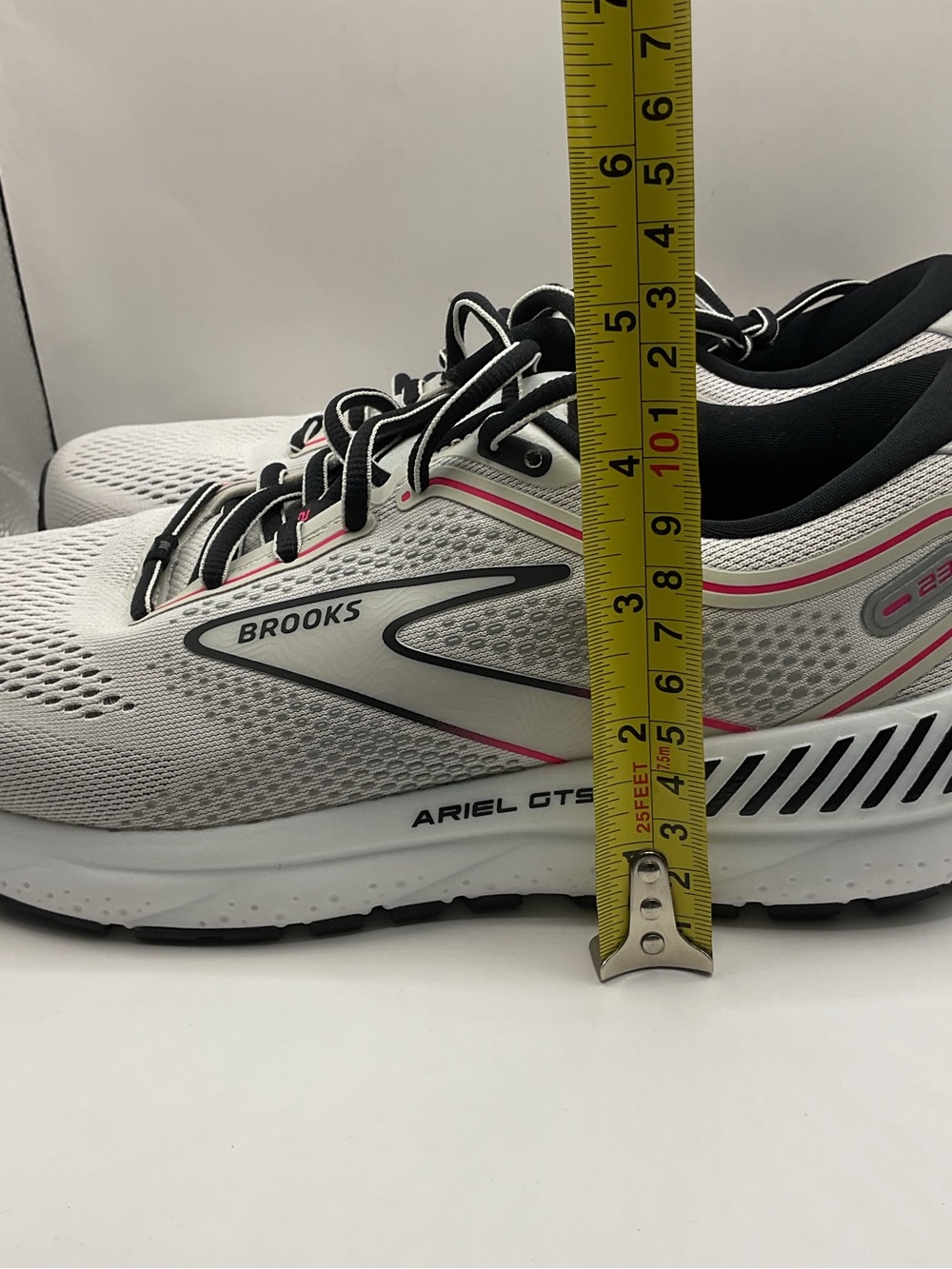 Brooks Womens Ariel GTS 23 Road Running Shoes in Grey, Black and Pink Size 9 - Picture 12 of 12